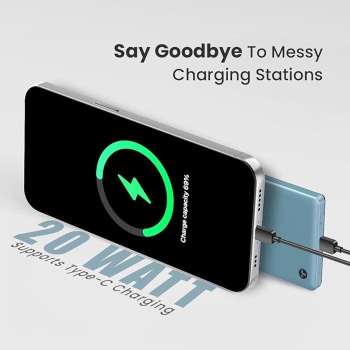 Thin Slim Power Bank 5000mah Portable Charger for iPhone Samsung Google Battery Charger
