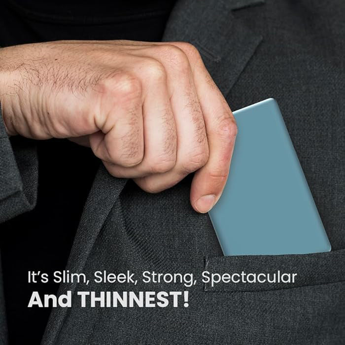 Thin Slim Power Bank 5000mah Portable Charger for iPhone Samsung Google Battery Charger