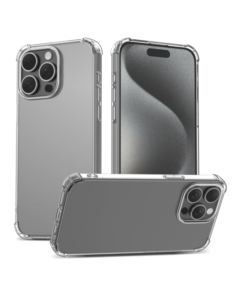iPhone 15 Pro/13 pro Max/13 pro/14 Pro Max Clear Anti Drop Case