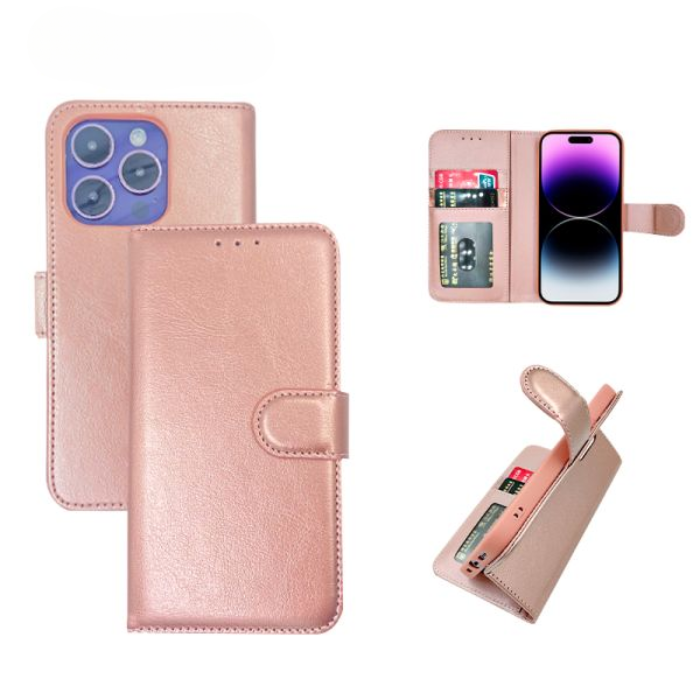 iPhone 16e Wallet PU Leather Case