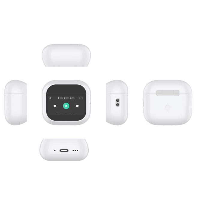 PhoneBits ProSound Wireless Earbuds with LCD Touch Screen