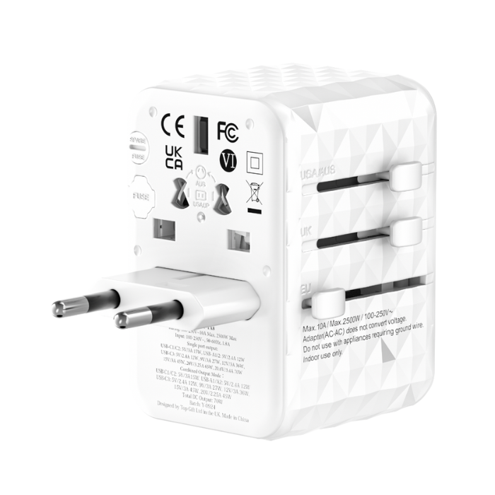 Phonebits Anyport Universal Travel Adapter