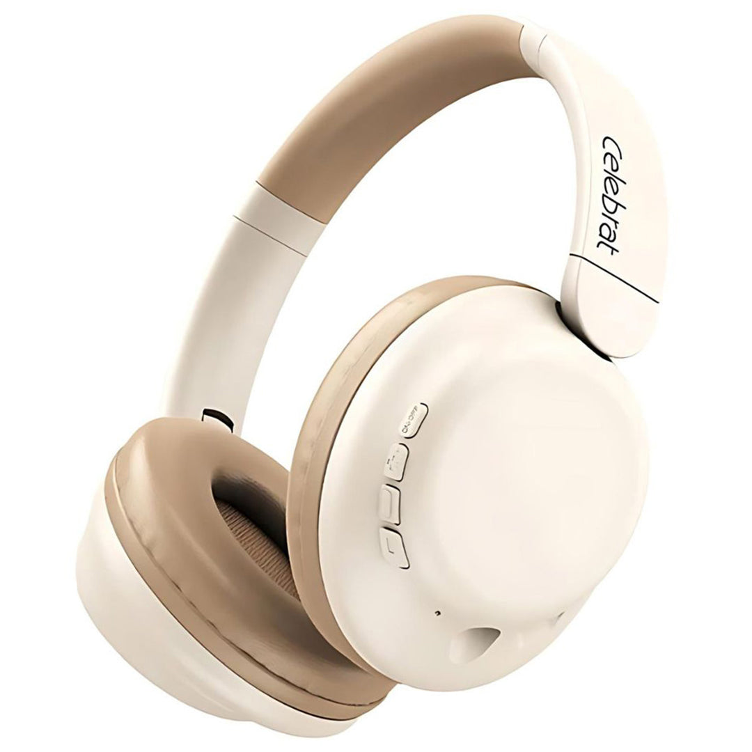 PhoneBits Smart High-Quality Wireless Bluetooth Heavy-Bass Foldable Over-Ear Headset