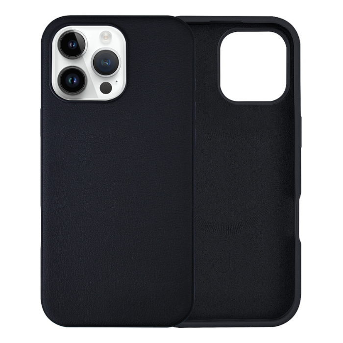 iPhone 16 Pro/16 pro Max/15 pro max Back Case PC09 With Leather Finish