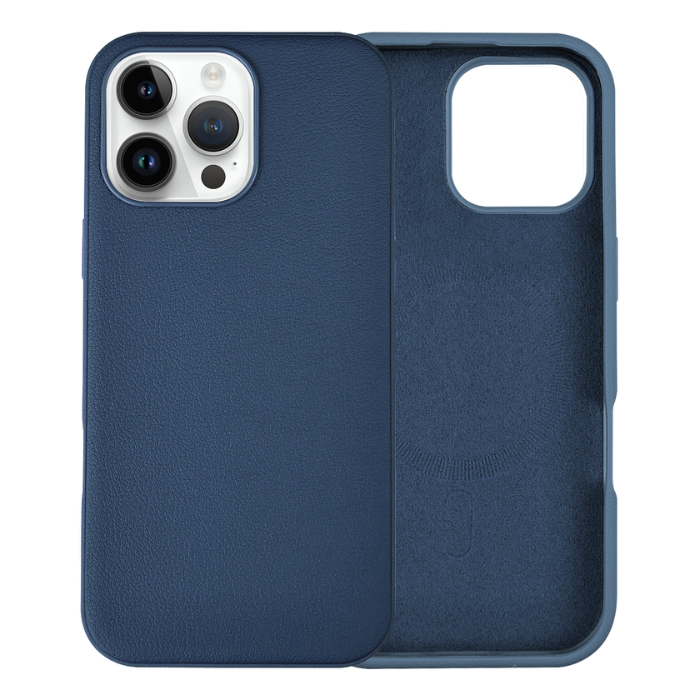 iPhone 16 Pro/16 pro Max/15 pro max Back Case PC09 With Leather Finish