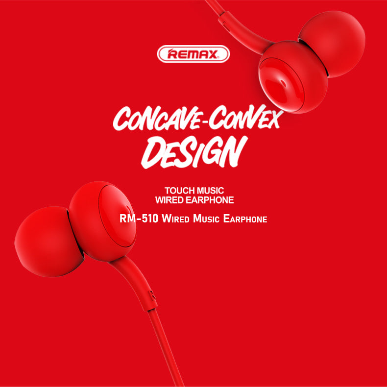 Remax In Ear HD Music Wired Earphones, Wired Sports Earphones with Mic, Wired In Ear Stereo Music Earphones, Noise Isolating Earphones