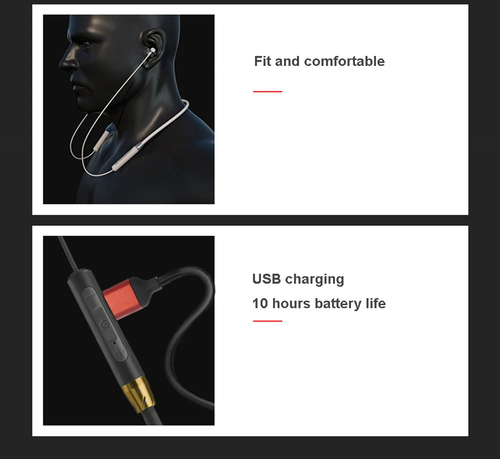 Remax Wireless Earphones, Neckband Wireless Bluetooth Earphones, Wireless Sports Earphones