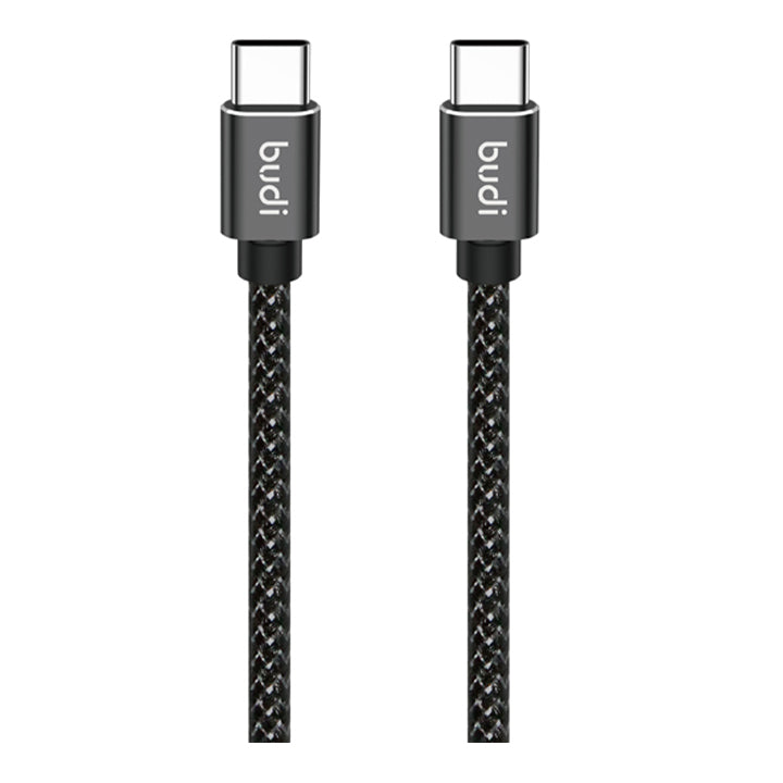 Budi USB C to USB C Data Cable & Charger Cord, PD Fast Charging Braided Type C to Type C Charger Cable, USB C Charger Cable Adapter, Phone Type C to USB C Charging Sync Cable
