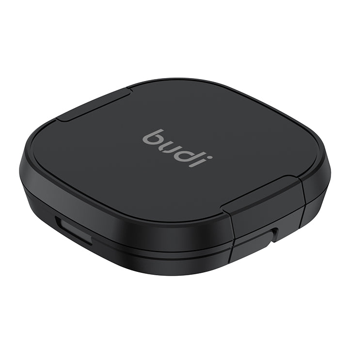 Budi MagSafe Wireless Charger, Foldable Magnetic Wireless Charger with Kickstand