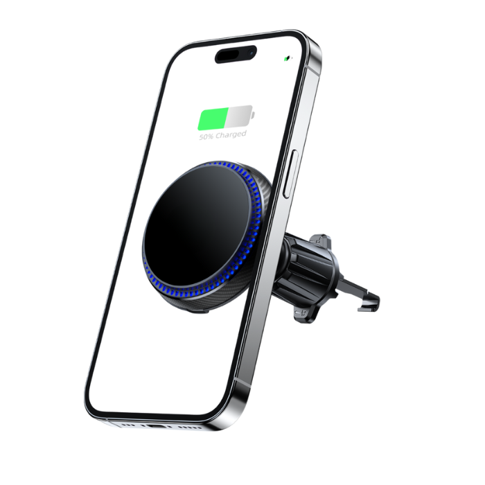 PhoneBits 15W In-Car Wireless Charging Air Vent Holder