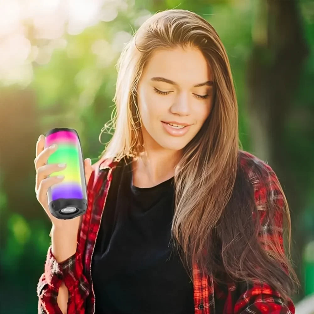 Budi Portable Bluetooth Speaker with Lights