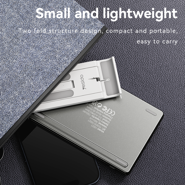 Foldable Keyboard BT5.0 65 Bass Buttons Magnetic Ultra Long Battery Life BT Folding Small Keyboard