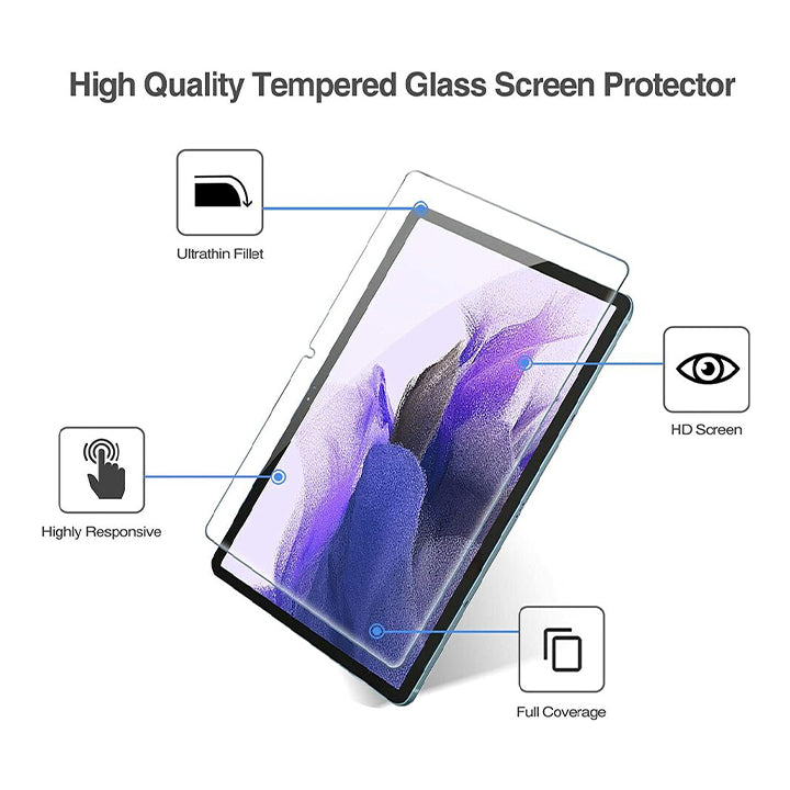 PhoneBits Tempered Glass for Galaxy Tab S7 FE