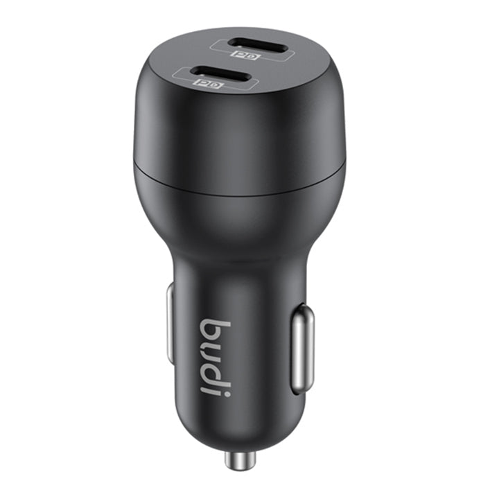 Dual PD Type C Port Car Charger, Dual PD Type C Port Car Charger with Lightning/USB C Connector