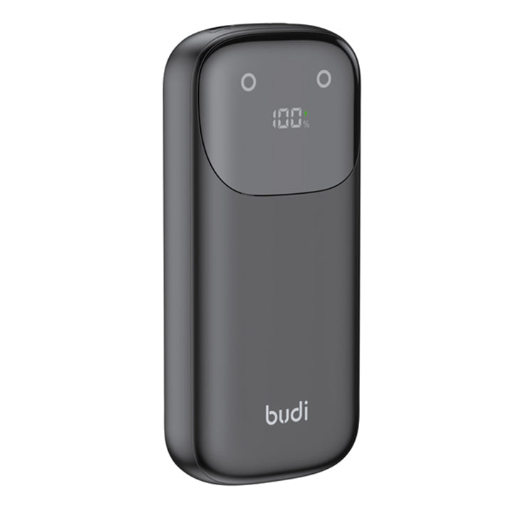 Budi Portable Power Bank 10000mAh/ 20000mAh, Portable Charger Power Bank with 3 Built-in Cables (PD Type-C, Lightning, USB), PD Fast Charging Power Bank with USB/Dual Type-C Ports & LED Power Display for Smartphone/ iPhone