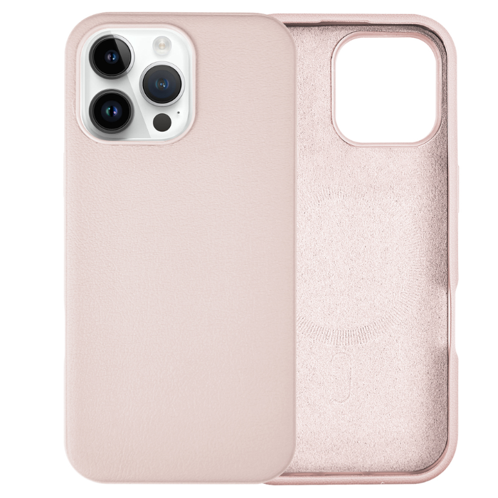 iPhone 16 Pro/16 pro Max/15 pro max Back Case PC09 With Leather Finish