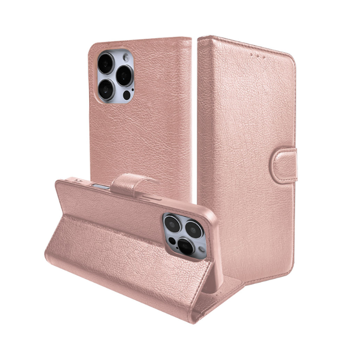iPhone 17/16/15/14/11 Wallet Premium Card Slot WC04 Case