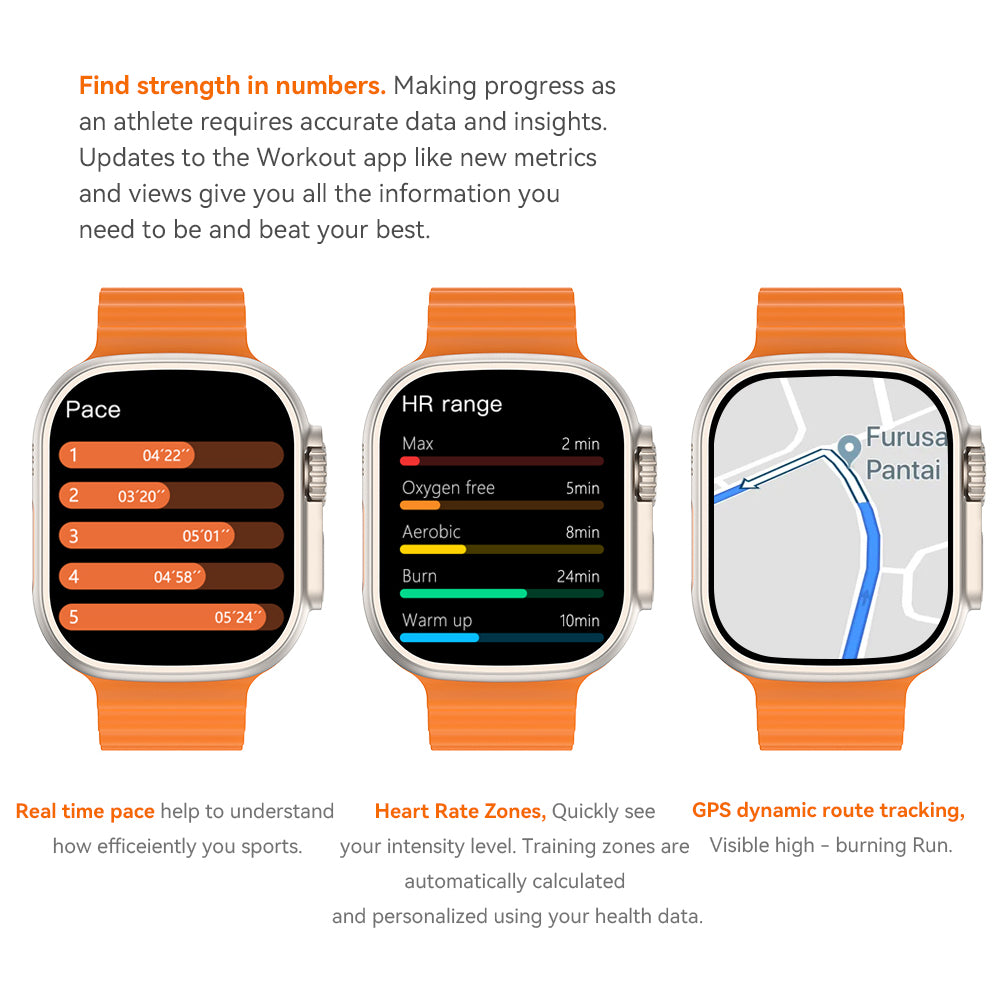 Best Ultra Smart Watch for Men and Women Compatible with Apple iPhone and Samsung Galaxy Android iOS