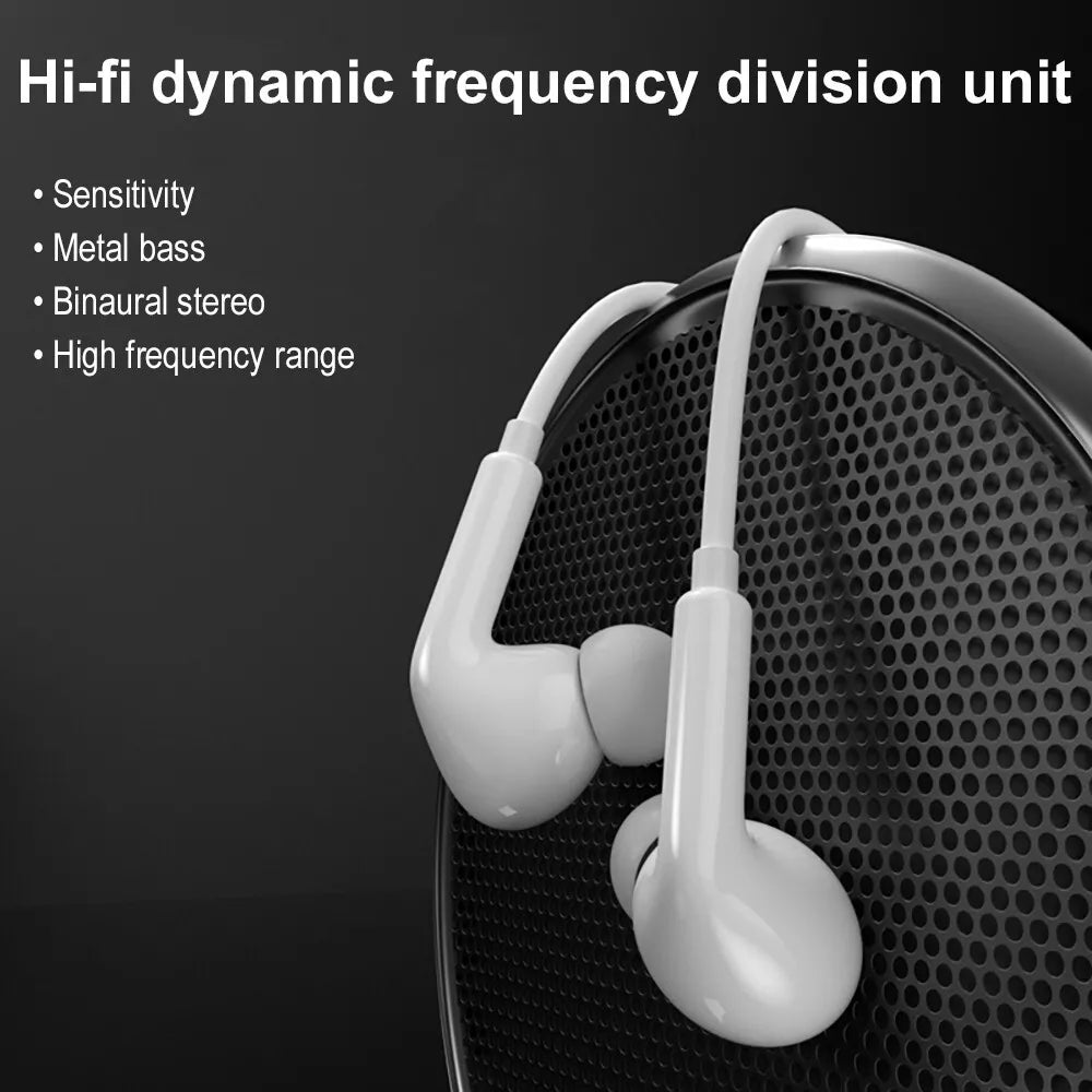 PhoneBits Premium In Ear Wired Earphones with Mic, Noise Cancelling Music Earphones, Wired Earphones with Lightning Cable