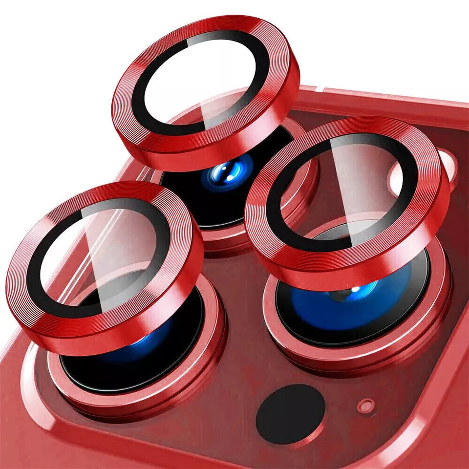Budi HD Transparency Camera Lens Protector for iPhone, Protective Individual Ring iPhone Camera Lens Glass, Anti Scratch iPhone Camera Lens Protector Cover