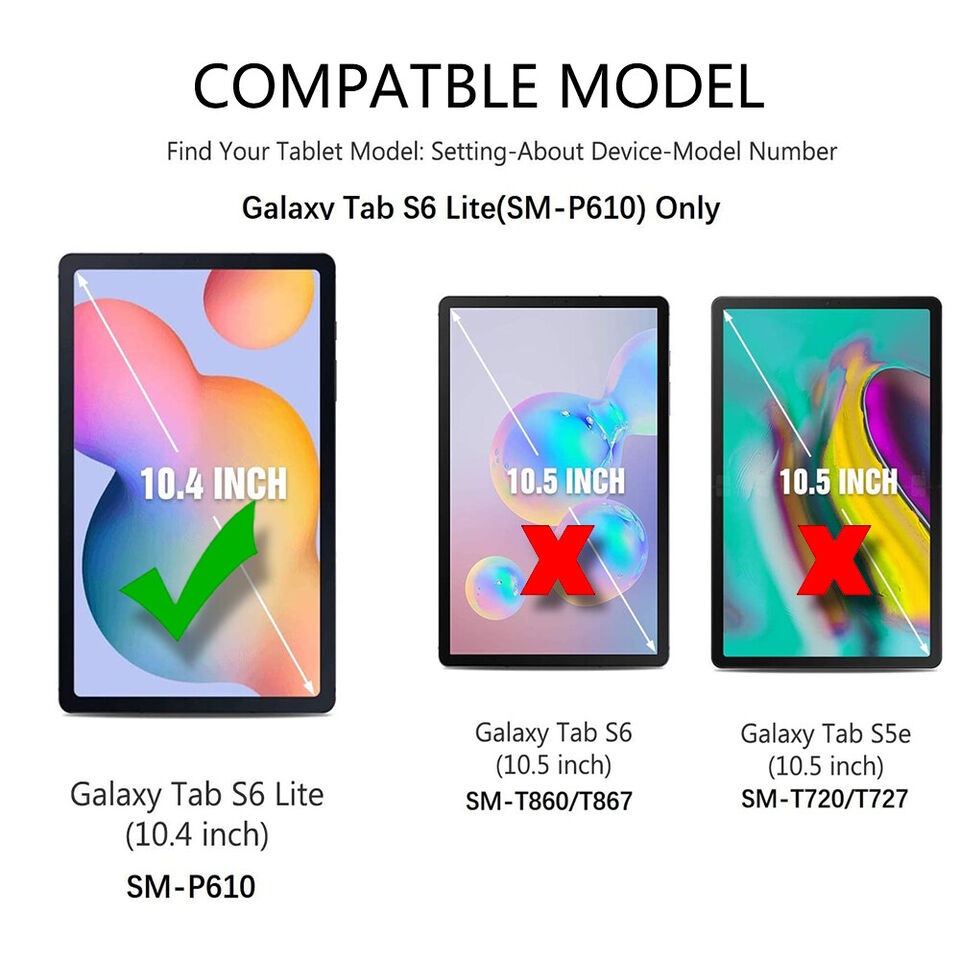 PhoneBits Tempered Glass for Galaxy Tab S6 Lite