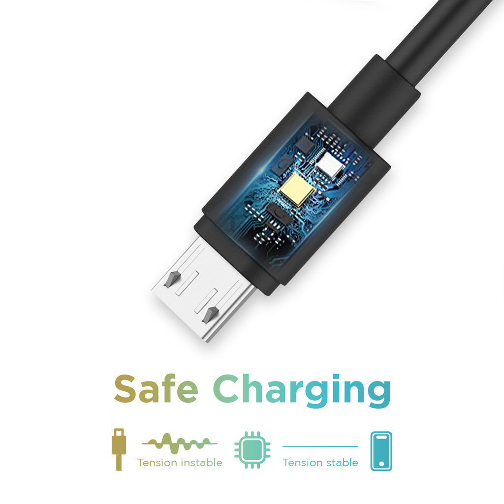 Budi USB to Micro USB Charging Cable, Fast USB A to Micro Phone Charging & Data Cable, USB to Micro Charging Adapter Cable, Fast USB to Micro USB Charger Cord & Data Sync Cable