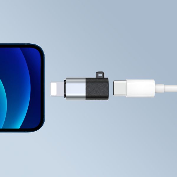 PhoneBits Lightning to OTG Converter, OTG Lightning Adapter