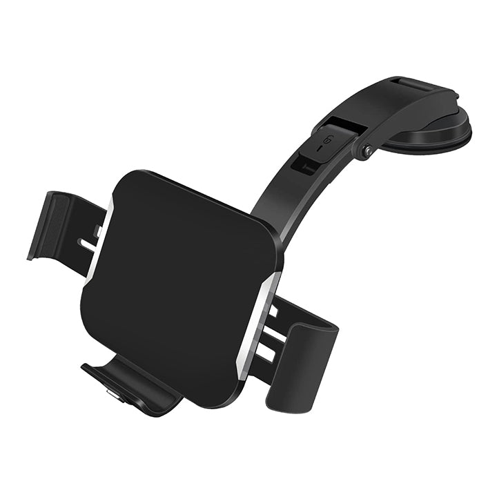 PhoneBits High-Quality In-Car Adjustable Tablet Holder and Wireless Charger with 360° Rotatable Dashboard Mount