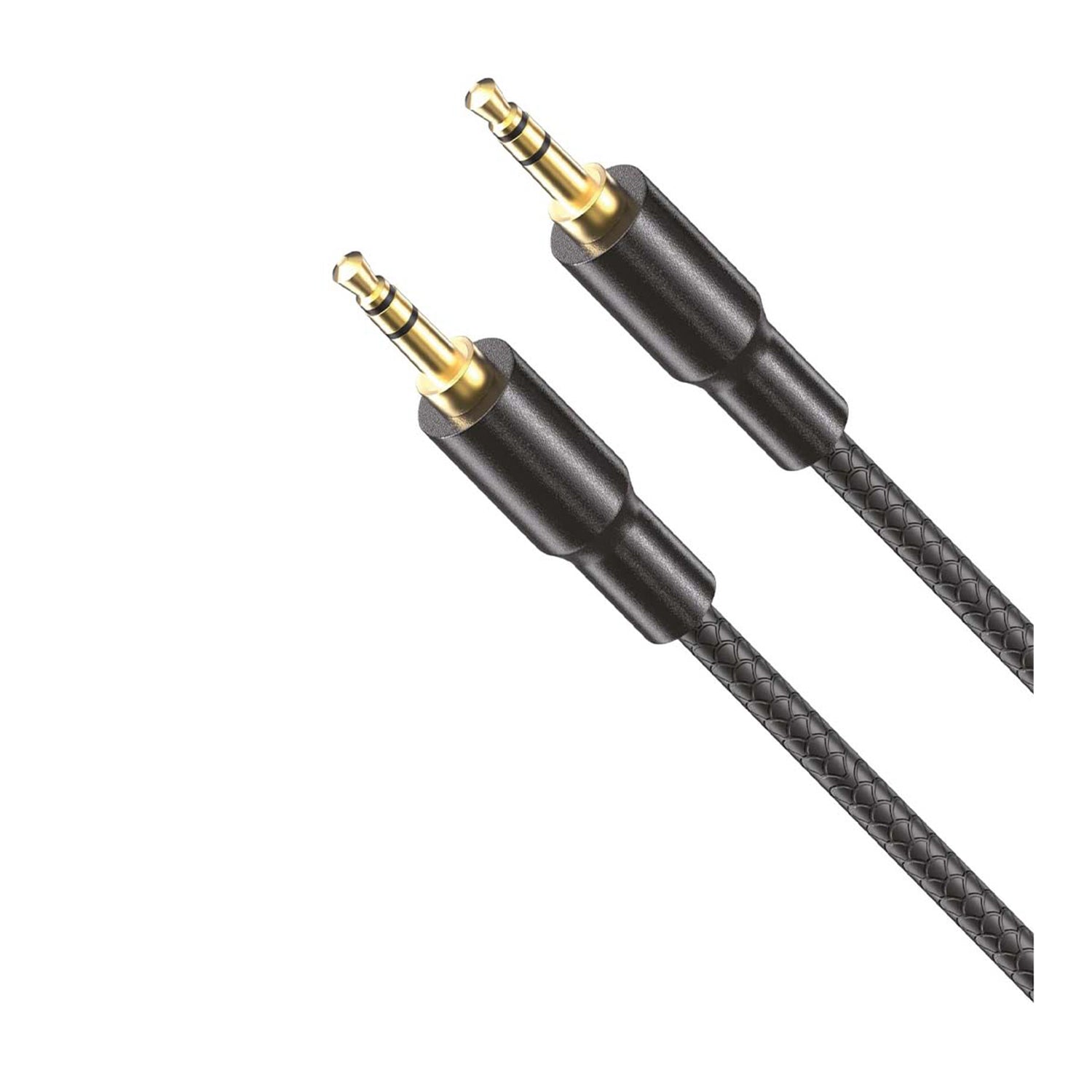 PhoneBits Aux to Aux Cable for Mobile Phone, Fast Charging 3.5mm to 3.5mm Aux Cable, Aux to Aux Audio Cable, Male to Male 3.5mm Audio Jack, Aux Cord for Speakers, Smartphone, Headphones & More