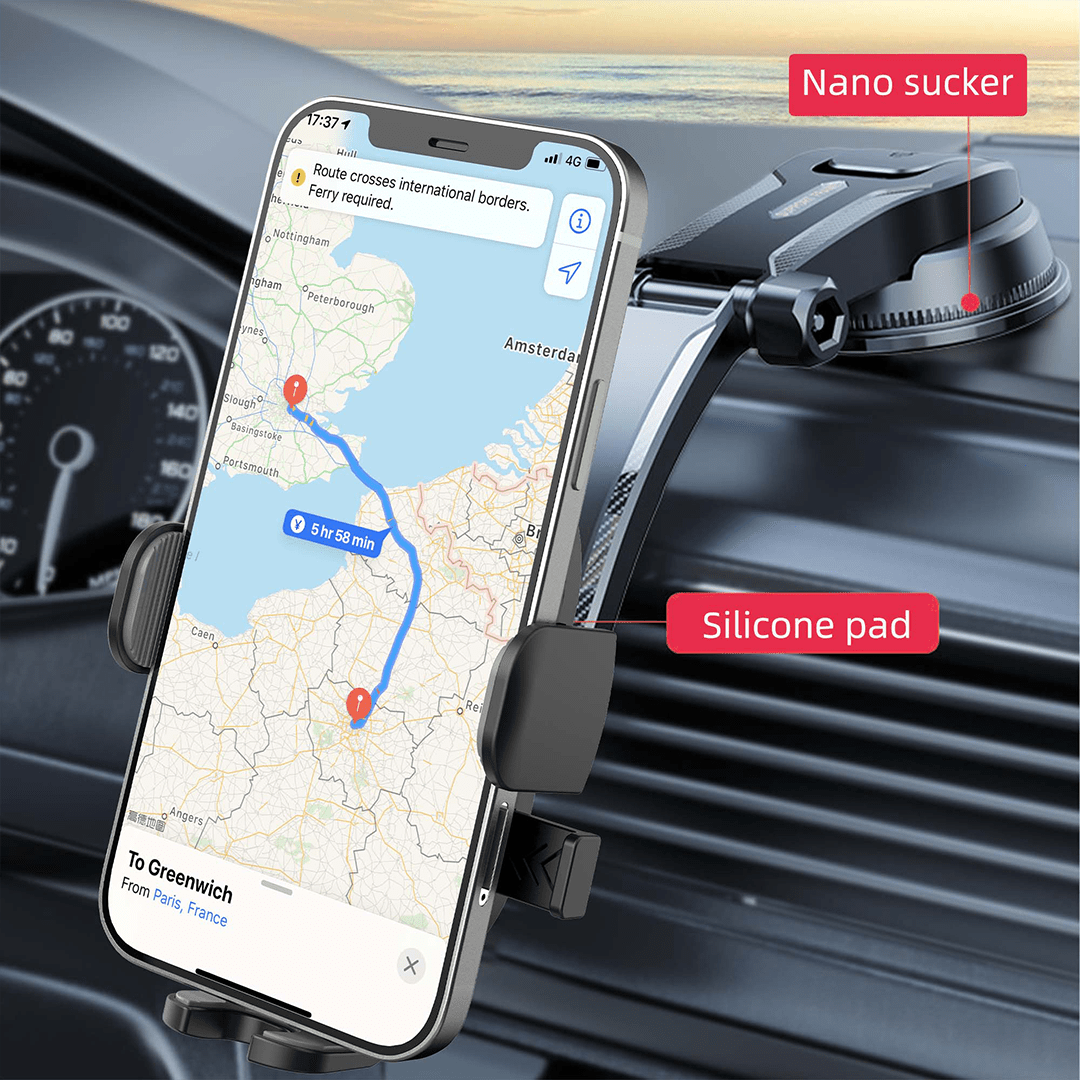 Earldom Universal Car Mount Holder, Multi angle Mount Stand for Universal Mobile Phone