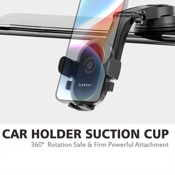 Earldom Universal Car Mount Holder, Multi angle Mount Stand for Universal Mobile Phone