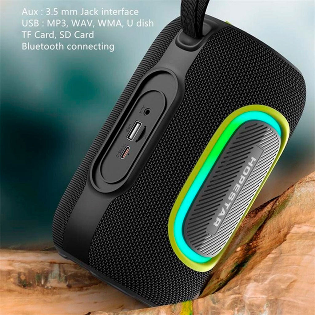 Portable  Bluetooth Wireless Stereo Speaker with 9 Lighting Modes
