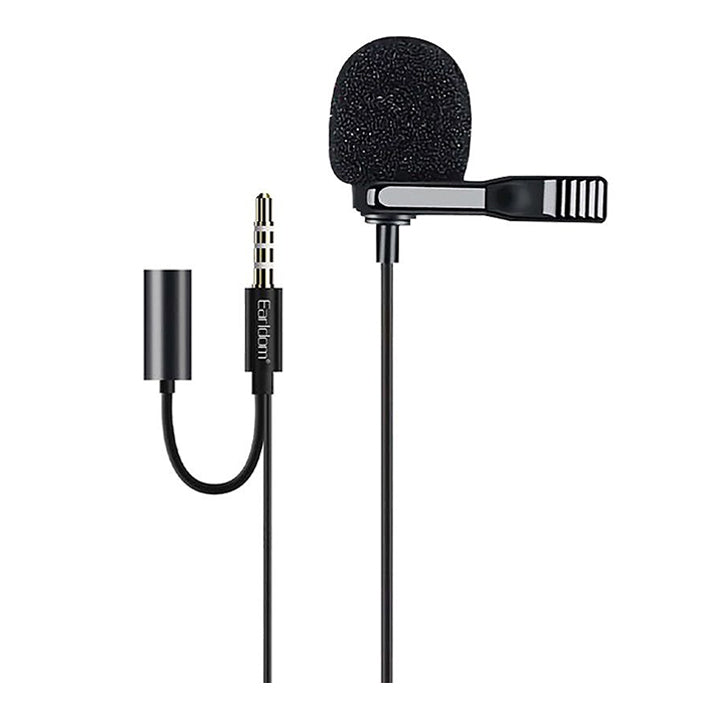 Earldom Mini Portable Microphone with 3.5 mm Jack, Wired Condenser Microphone, Conference Mini Microphone