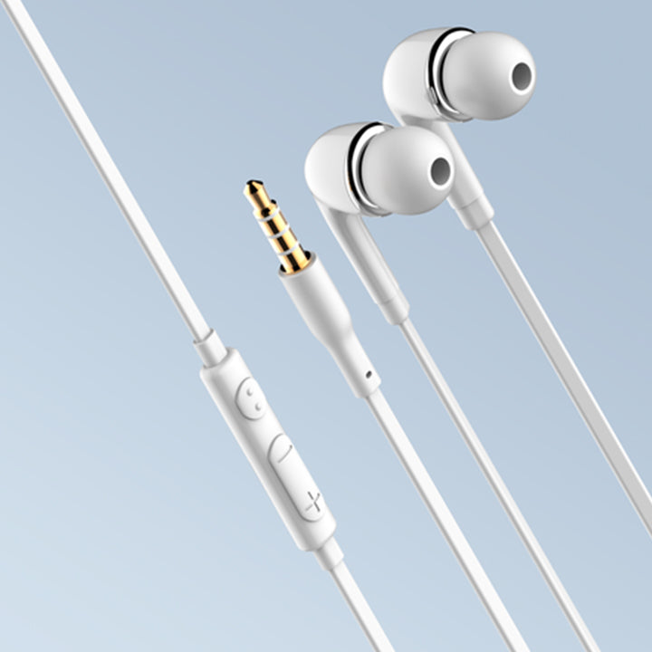 PhoneBits Latest In Ear Wired Earphone, Stereo Bass Music Earphones with Mic, AUX Cable Wired Earphones