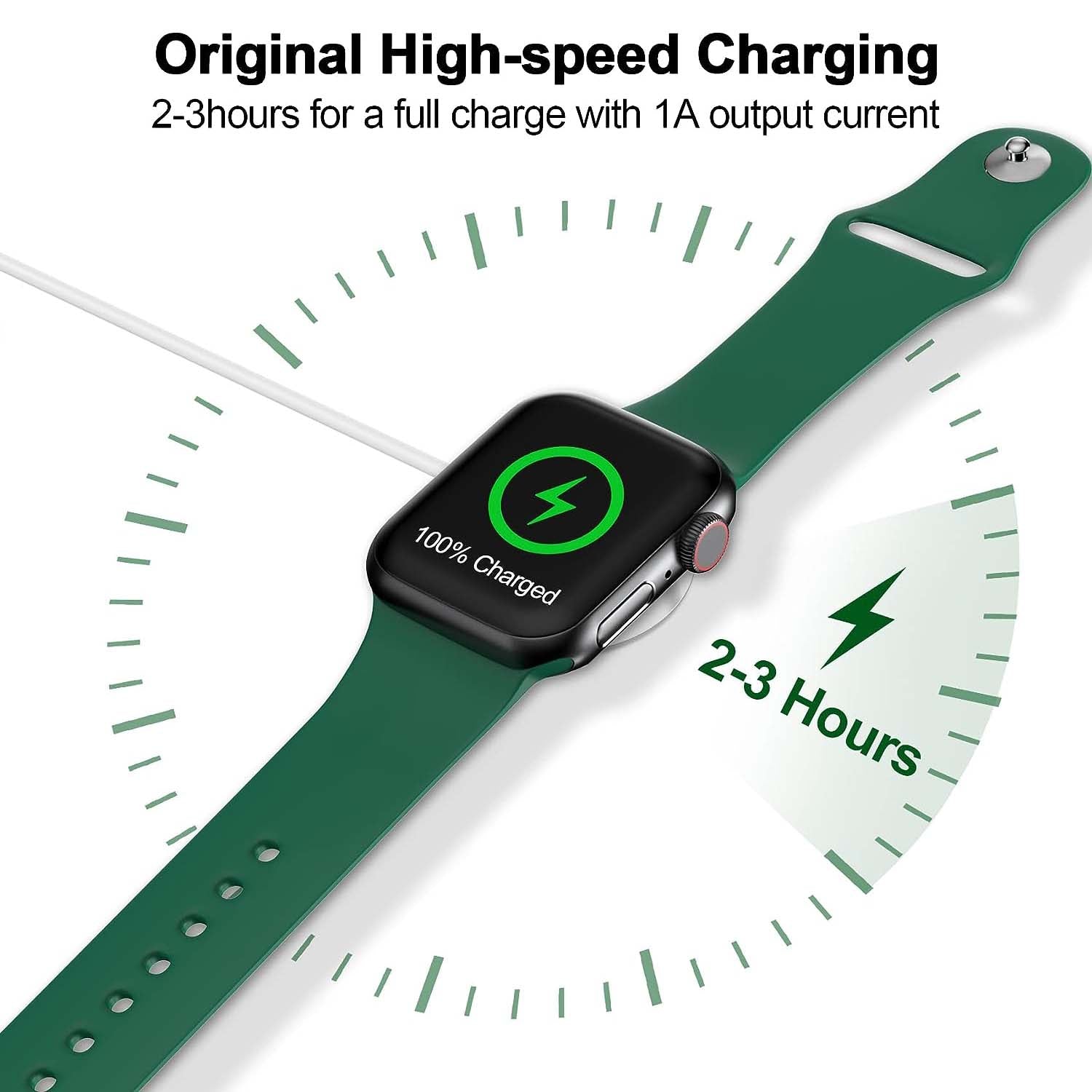 Wireless Watch Charger, Portable Wireless Magnetic compatible with iWatch Series
