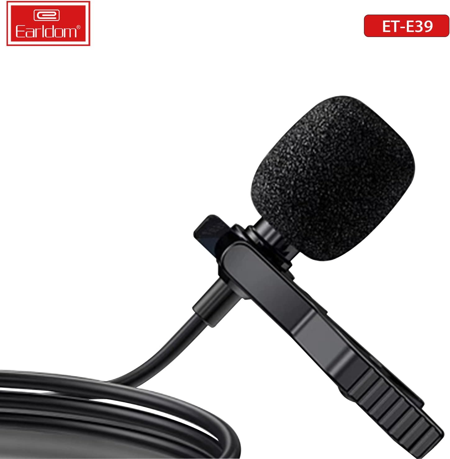 Earldom Mini Portable Microphone Type C, Wired Condenser Microphone, Conference Mini Microphone