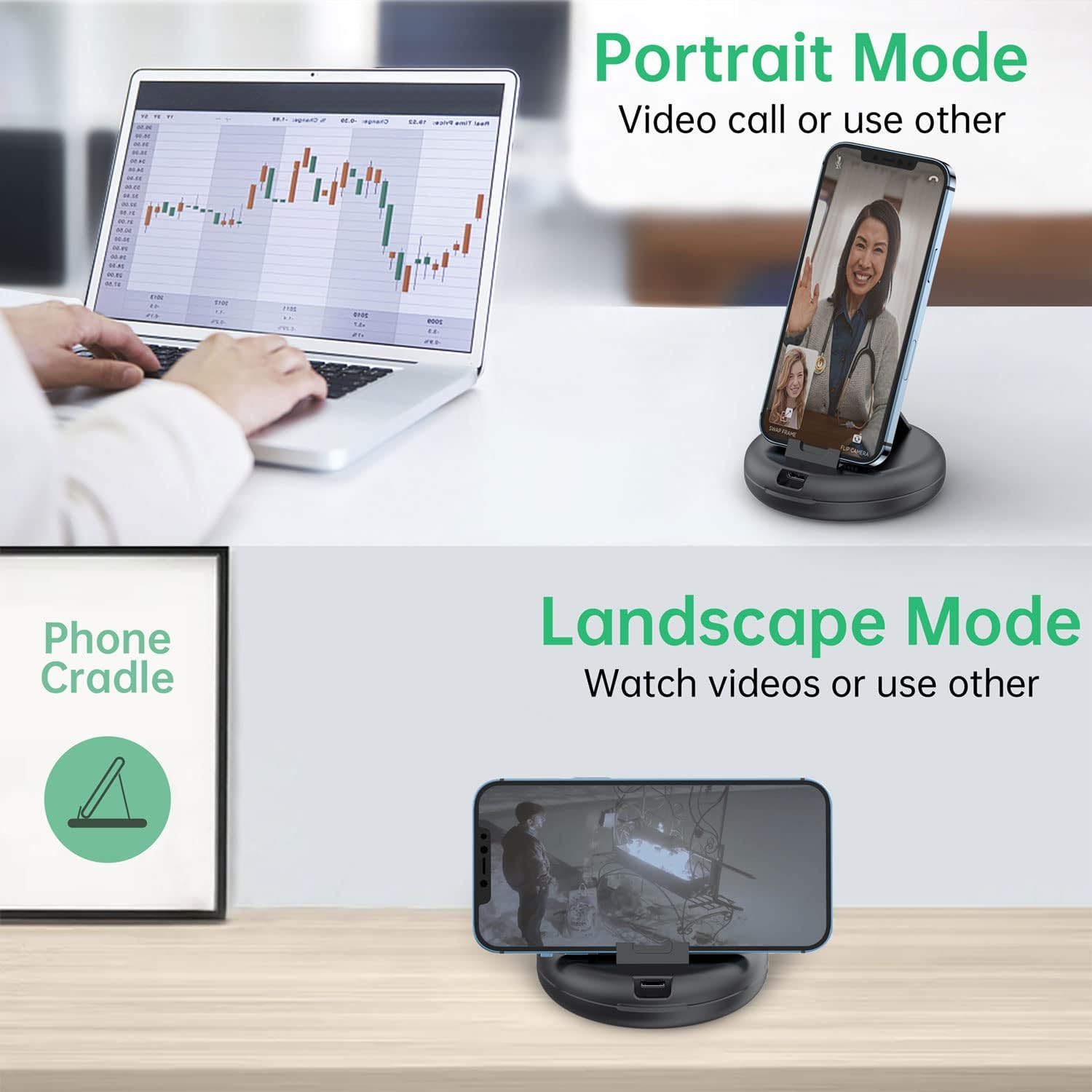 Budi 12 in 1 Multi Functional Box with 15W Wireless Charger, Foldable Charge Station Multiple Devices