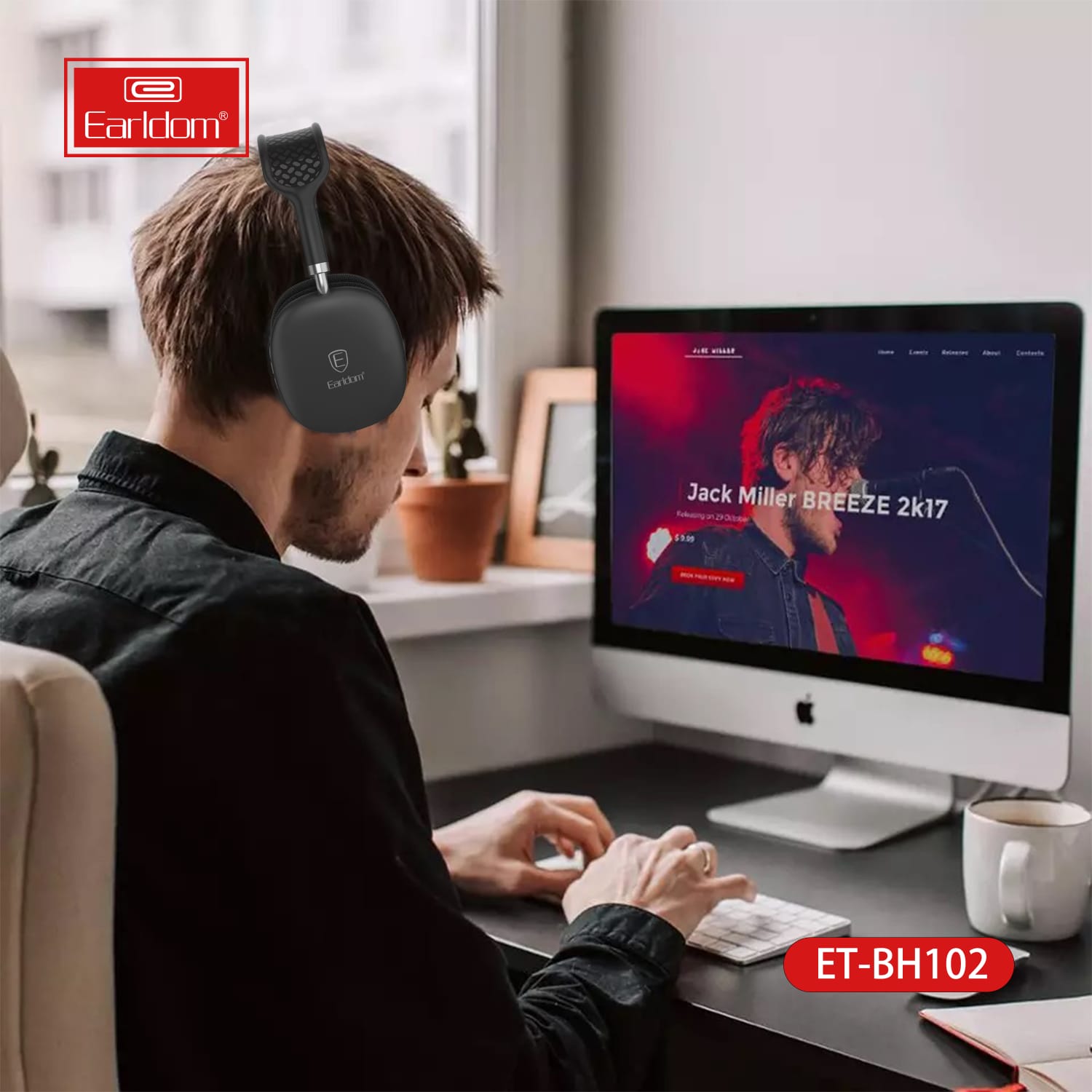 Earldom Wireless Stereo Headphones, Gaming Headphones, Bluetooth Headset