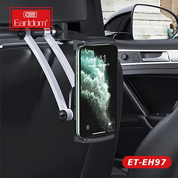Earldom Latest In-Car Backseat Mobile/Tablet Holder for Headrest