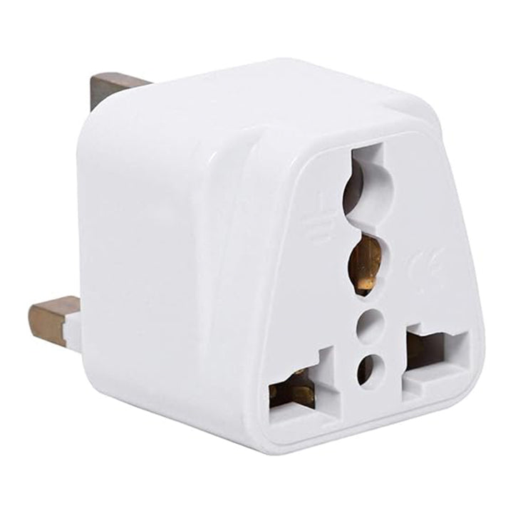 PhoneBits Multiple Sockets to UK Plug Travel Adapter, Universal to American Outlet Plug Adapter