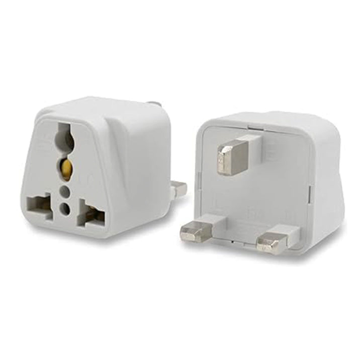 PhoneBits Multiple Sockets to UK Plug Travel Adapter, Universal to American Outlet Plug Adapter