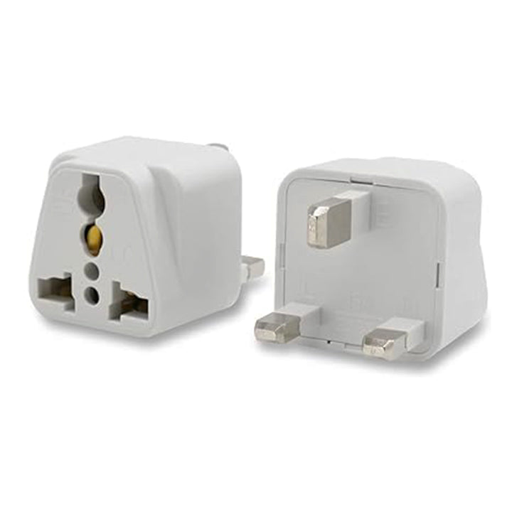 Multiple Sockets to UK Plug Travel Adapter, Universal to American Outlet Plug Adapter