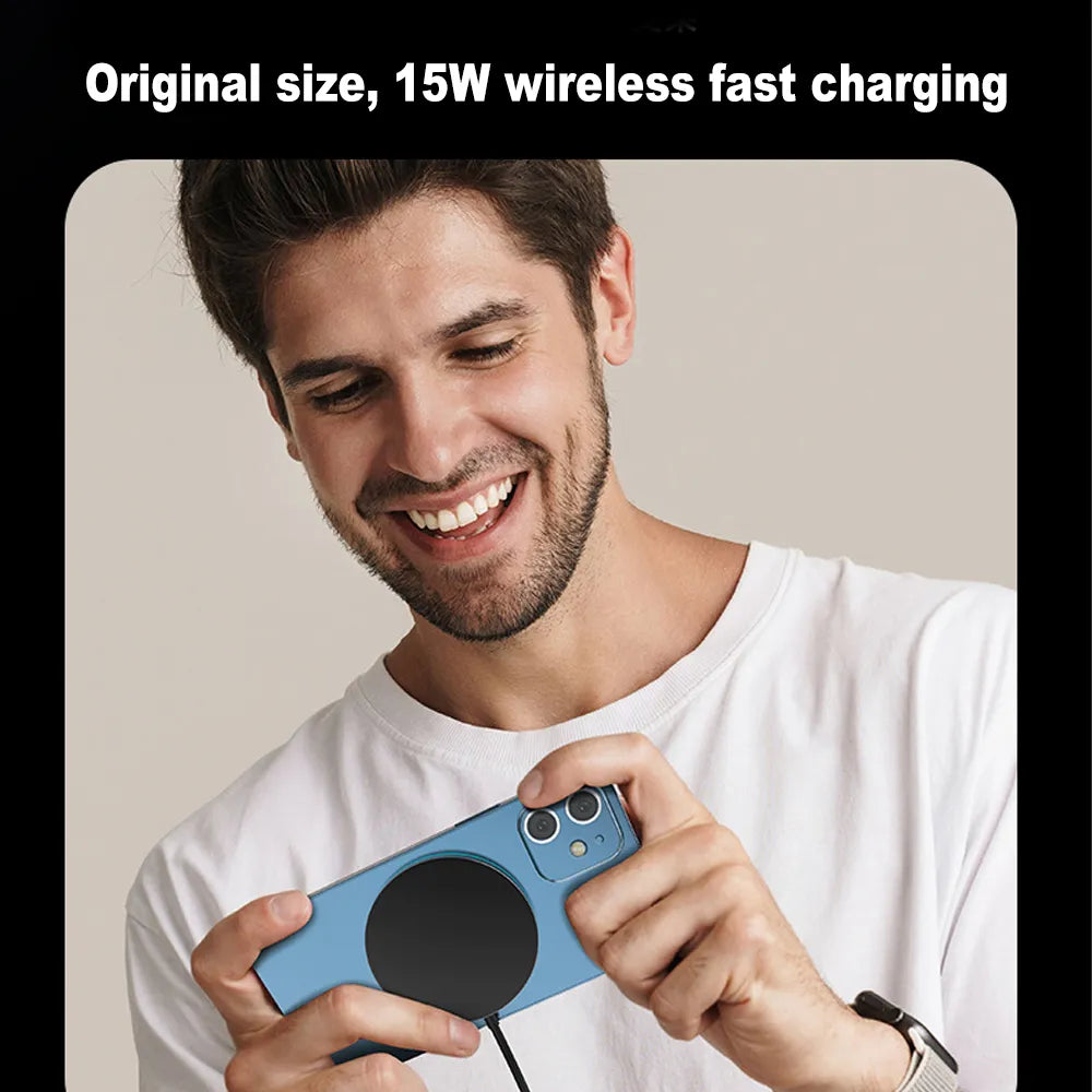 PhoneBits Magnetic Wireless Charger, MagSafe Wireless Charging Pad