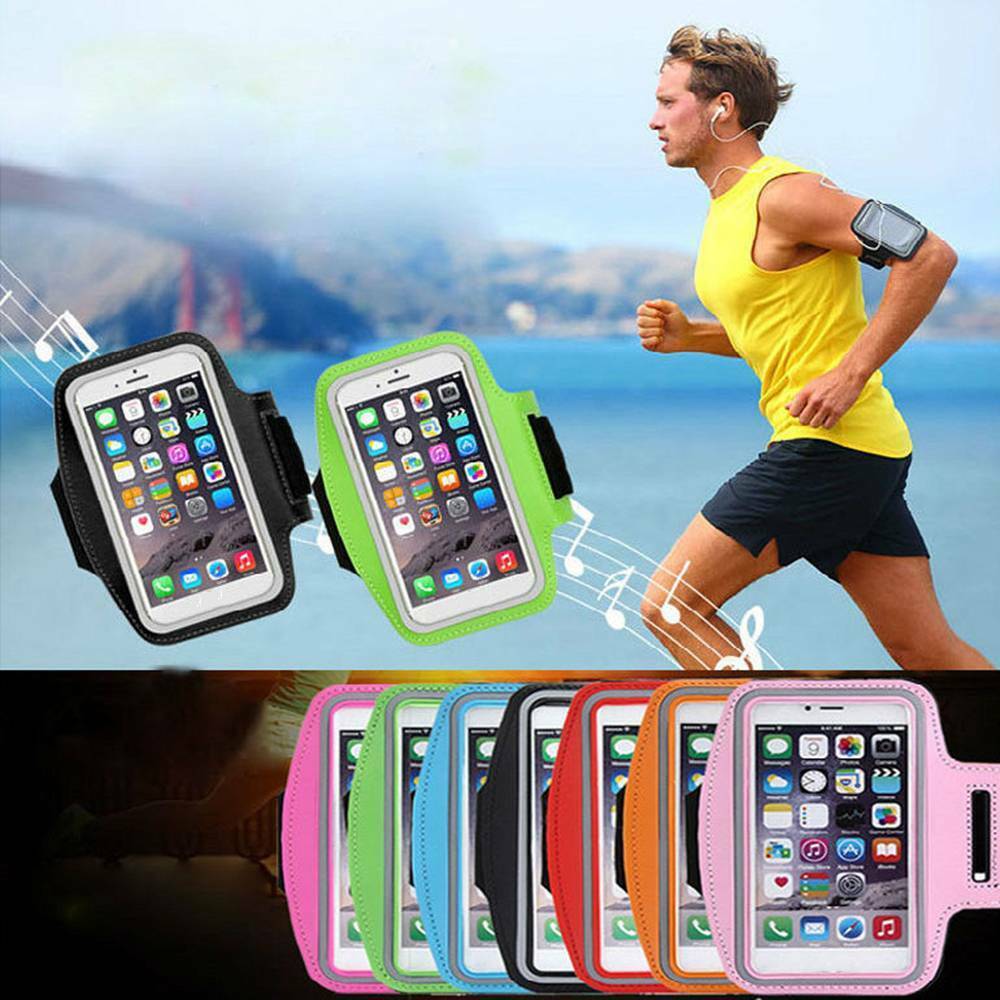 Phone Holder for Running, Armband Phone Holder, Waterproof Armband with Zipper Pocket