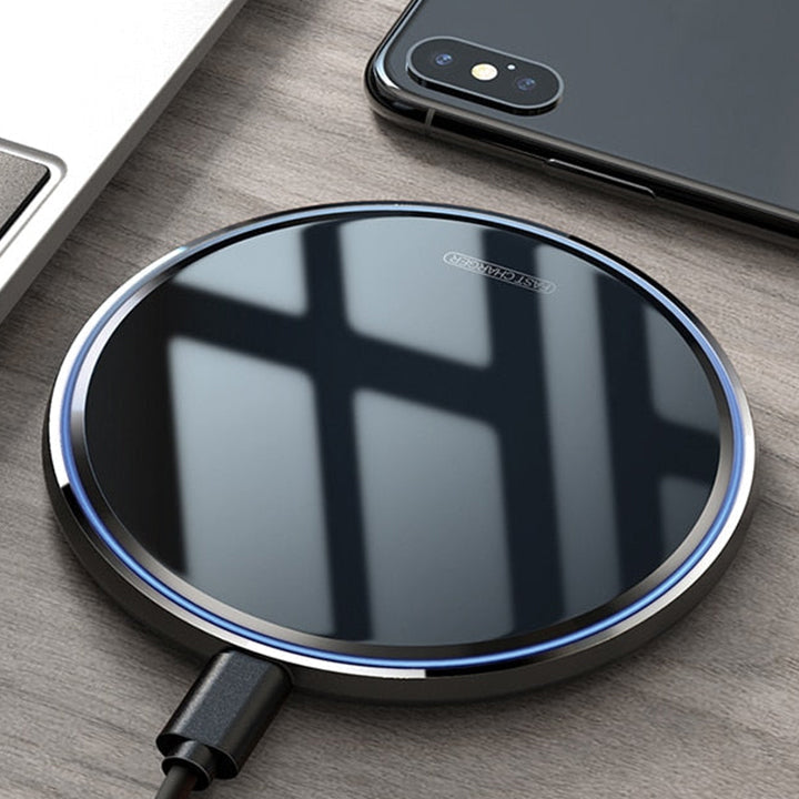 PhoneBits Wireless Fast Charging Pad, Wireless Charger Portable, Wireless Charger 10W