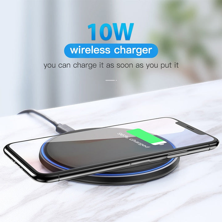 Wireless Fast Charging Pad, Wireless Charger Portable, Wireless Charger 10W