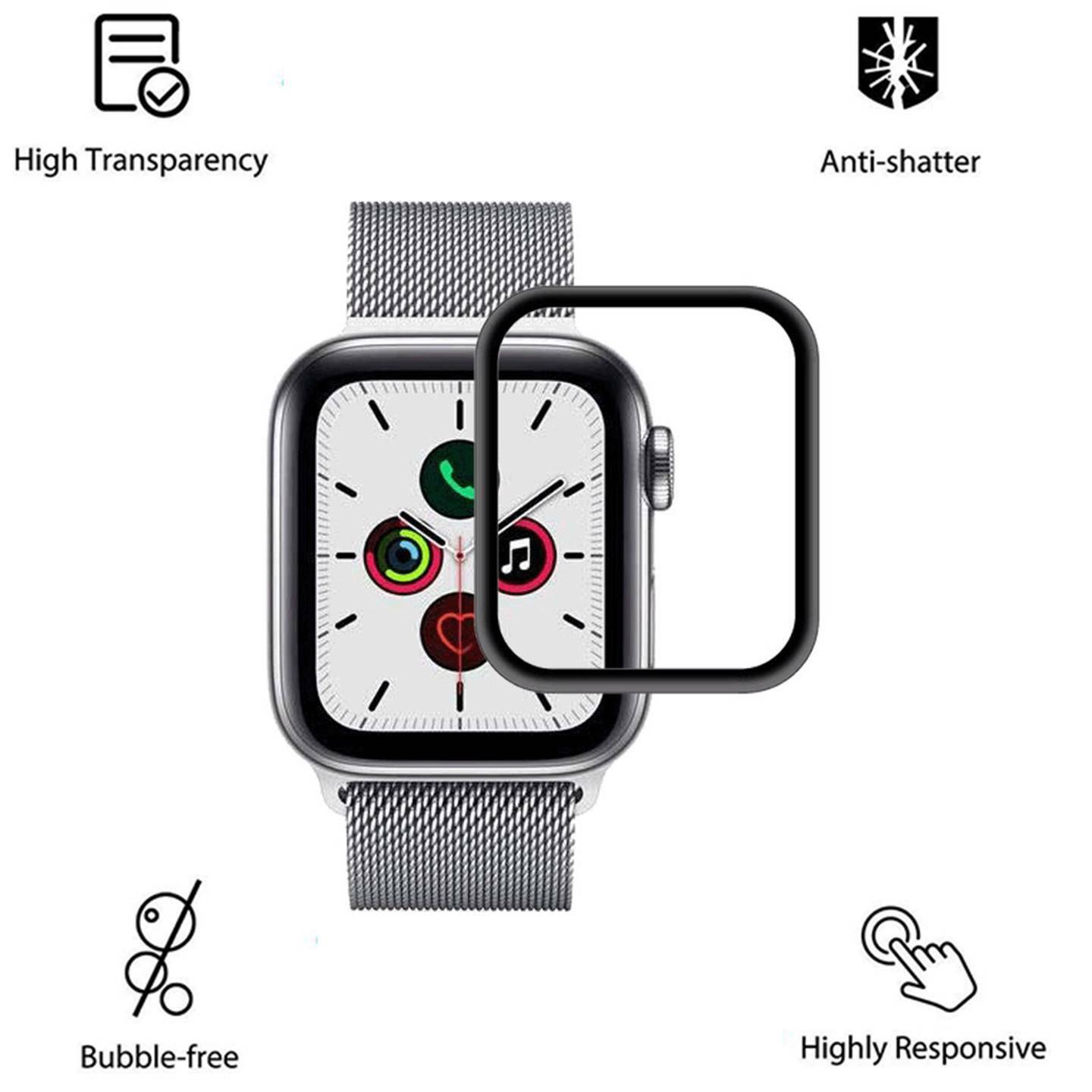 Tempered Glass Compatible with iWatch 42mm, Hard Protective Face Cover for iWatch 42mm