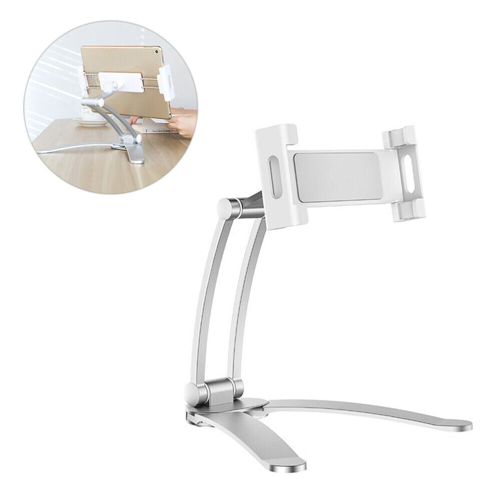 PhoneBits 2 in 1 Kitchen Mount Stand, Mobile Tablet Holder, Mobile Phone Desktop Stand