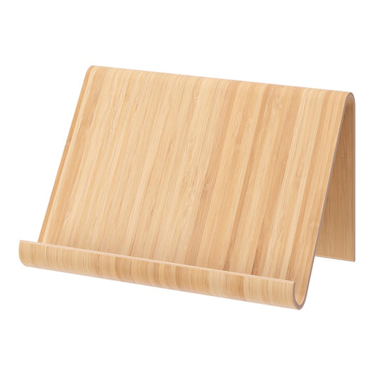 Tabletstandaard, bamboe tabletstandaardhouder, houten kookboekstandaard