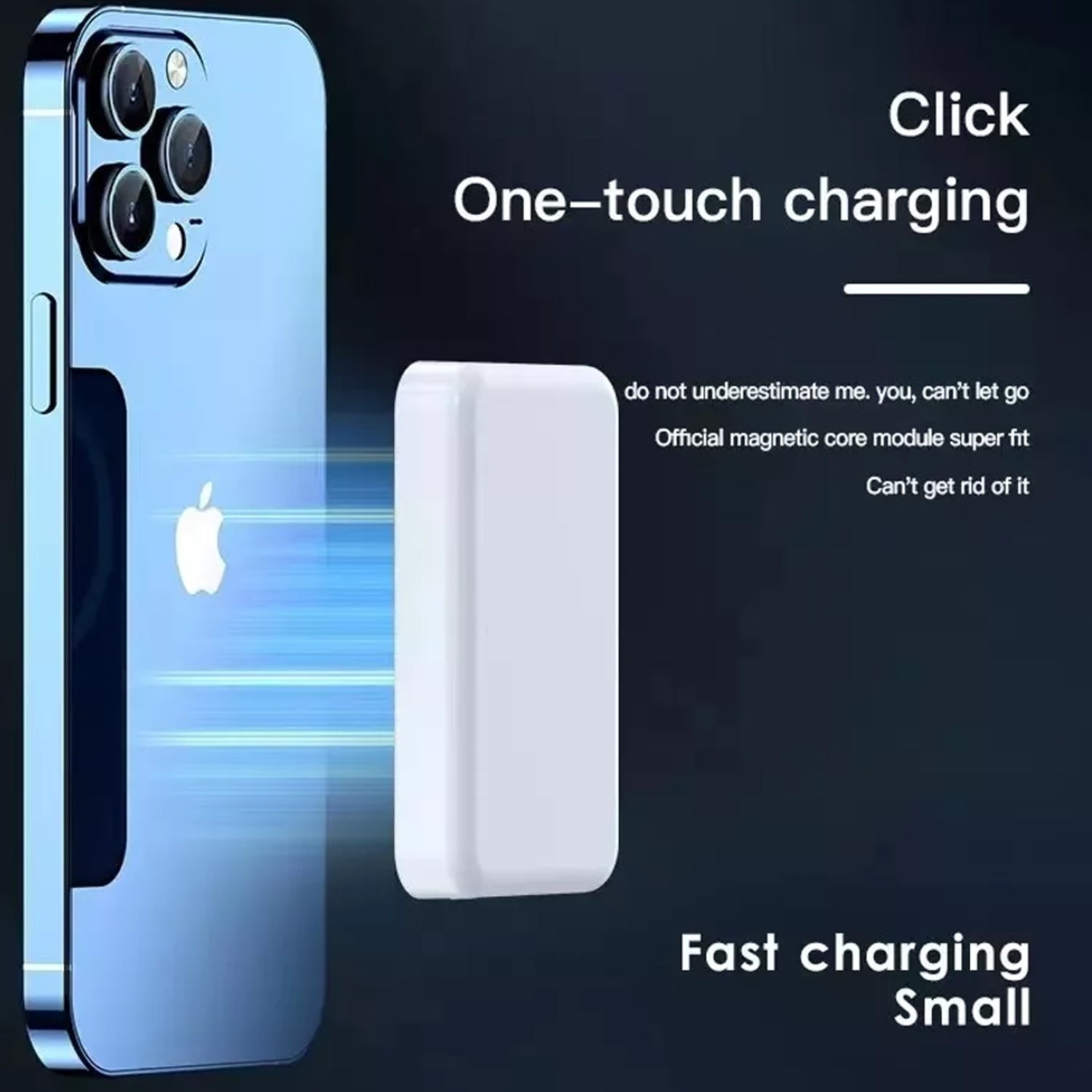 Budi Portable Power Bank 10000mAh, Portable Charger Wireless Power Bank with Dual USB Ports Lighting/Type-C, MagSafe Power Bank with Power indicator Light, PD Fast Charging Magnetic Power Bank for iPhone/Smartphone